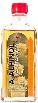 Produktbild Kosmed A-Alpinol Chestnut Care Lotion 100ml for Varicose Veins Edema Cramps and Heaviness (Körperöl, 100 ml)