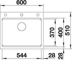 Produktbild Blanco Etagon 6 (60 cm, 51 cm)