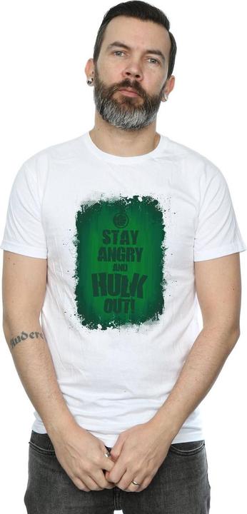 Immagine prodotto Maglietta Hulk Uomo Stay Angry (3XL)