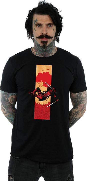 Image du produit - T-shirt DEADPOOL BLOOD STRIP - Homme (XXL)