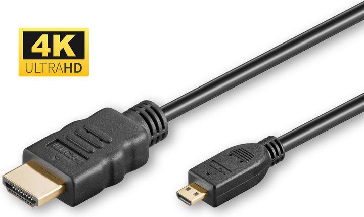 Immagine prodotto MicroConnect micro HDMI (Typ D) — HDMI (Typ A) (2 m, HDMI)