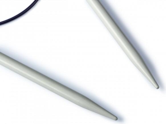 Actual product image Prym Circular knitting needle Ø 4.5 mm x 40 cm, aluminium, grey