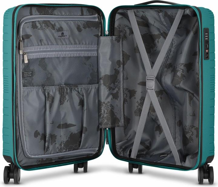 Immagine prodotto Franky Dallas 3.0 Carrello a 4 ruote S 55 cm (36 l, Bagaglio a mano (fino a 50 litri))