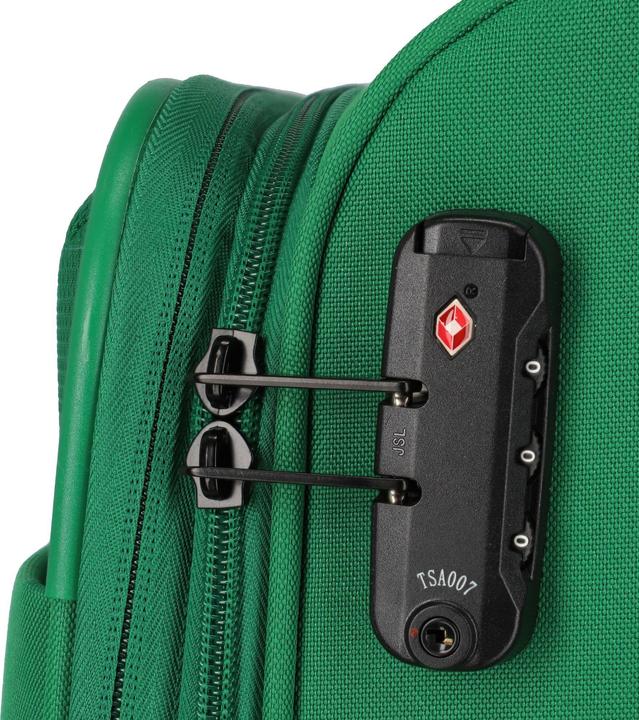 Actual product image Travelite Rügen 4-wheel trolley L 78 cm with stretch fold (90 l, XL (from 140l))