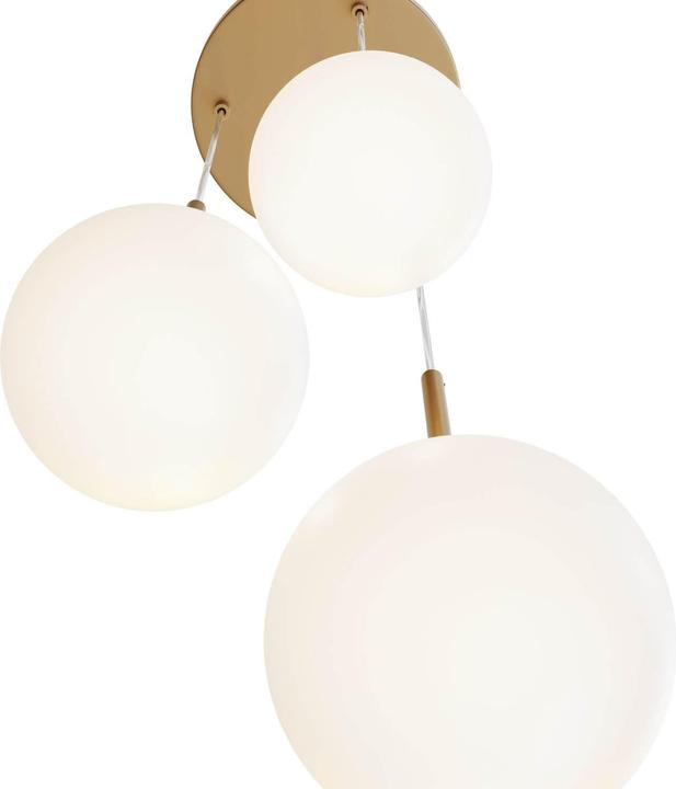 Actual product image Maytoni Basic form pendant lamp, pendant lamp 3x E14 45cm gold colour (E14)