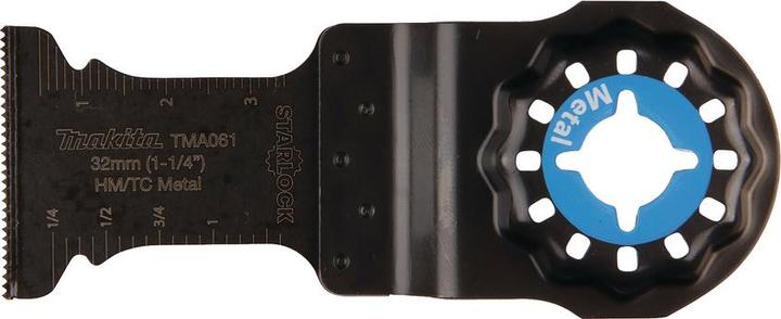 Produktbild Makita B-64951-5 MULTITOOL Tauchsägeblatt 32 mm TMA061 HM, STARLOCK, Metalas, 5Vnt (32 Millimeter)