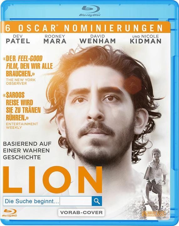 Produktbild Lion - Der lange Weg nach Hause (Blu-ray, 2016, Deutsch)