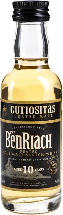 Immagine prodotto BenRiach Whisky scozzese di malto pepato Curiositas invecchiato 10 anni (Single Malt, Whisky scozzese, 1 x 5 cl)