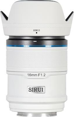 Actual product image Sirui Sniper AS-2S-EW 16mm & 75mm F1.2 APS-C/S35 Auto-Focus Lens(E Mount,White) (Sony E, APS-C / DX)