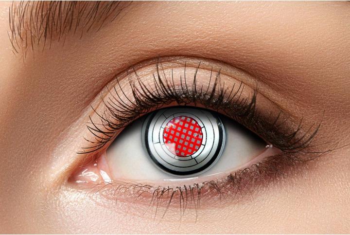 Eyecatcher Farbige Kontaktlinsen Roboter (Grau)