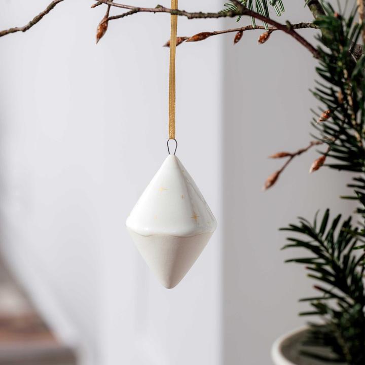 Actual product image Like. by Villeroy & Boch Winter Glow ornaments double cone (6 -part)