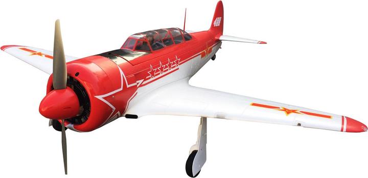 Image du produit Amewi Warbird YAK - 11 1450 mm, rouge/blanc PNP (Oiseau de guerre)