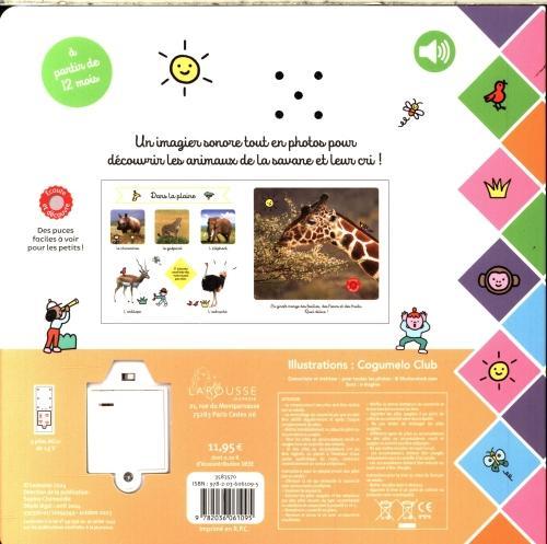 Image du produit Larousse jeunesse La savane : mon imagier sonore (Français, Collectif, 2024)