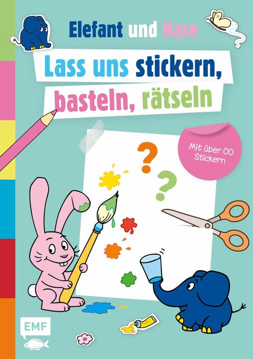 Actual product image Die Sendung mit dem Elefanten - Lass uns stickern, basteln, rätseln (German, Trickstudio Lutterbeck GmbH, Friedrich Streich, WDR mediagroup GmbH, Steffi Krohmann, 2024)