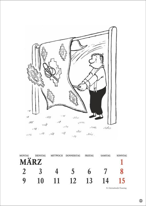 Actual product image Loriot Heile Welt Halbmonatskalender 2026 (German)