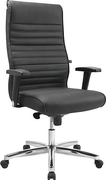 Actual product image Topstar Executive chair PRIME TIME 100, PT19TA80 black leather, chrome frame