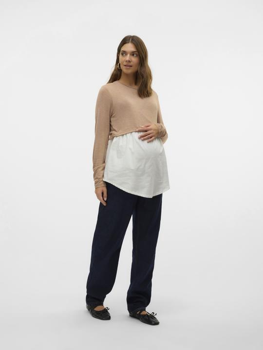 Image du produit Mamalicious Coupe normale Top col rond Blouse (S)