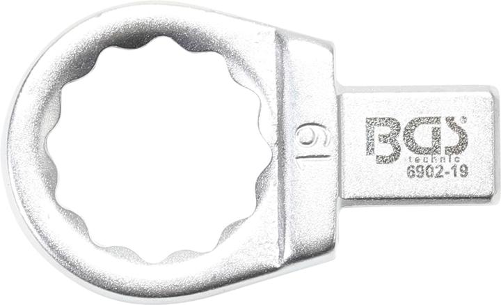 BGS Einsteck-Ringschlüssel 19 mm Aufnahme 9 x 12 mm (19 mm)