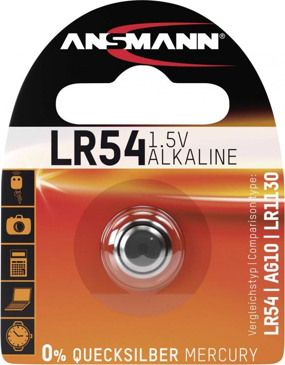 Immagine prodotto Ansmann Alcalina (1 pz., AG10, 65 mAh)