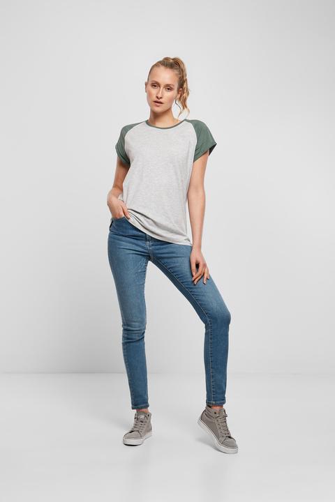 Actual product image Urban Classics Ladies Contrast Raglan Tee (5XL)