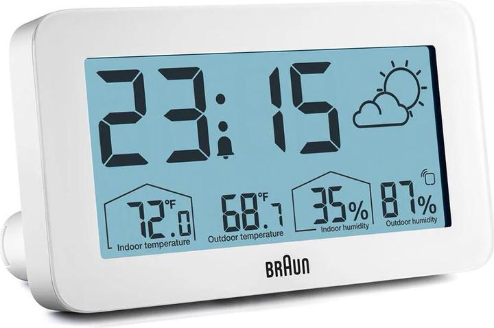 Immagine prodotto Braun Sveglia digitale BC13WP con stazione meteo