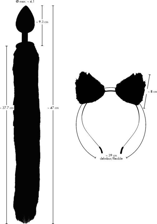 Produktbild Bad Kitty Pet Play Plug & Ears