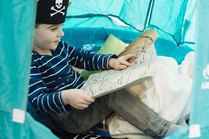 Produktbild Hudora Nestschaukel mit Zelt Pirate 90