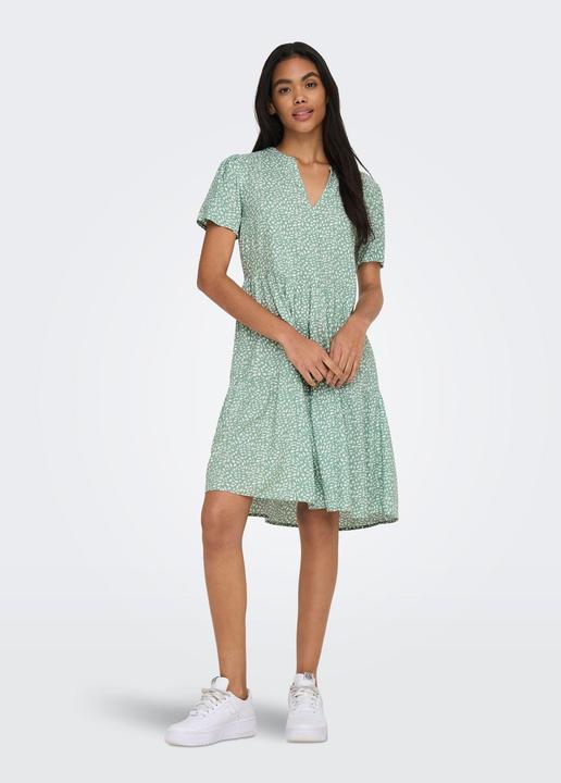 Produktbild Only V-Ausschnitt Kleid mit kurzen Ärmeln (M)