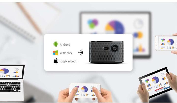 Produktbild HP Beamer MP2000 Pro (Full HD, 750 lm, 1.2:1)