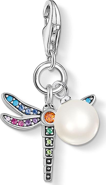 Actual product image Thomas Sabo Charm pendant (925 silver, Cold enamel, Blackened)