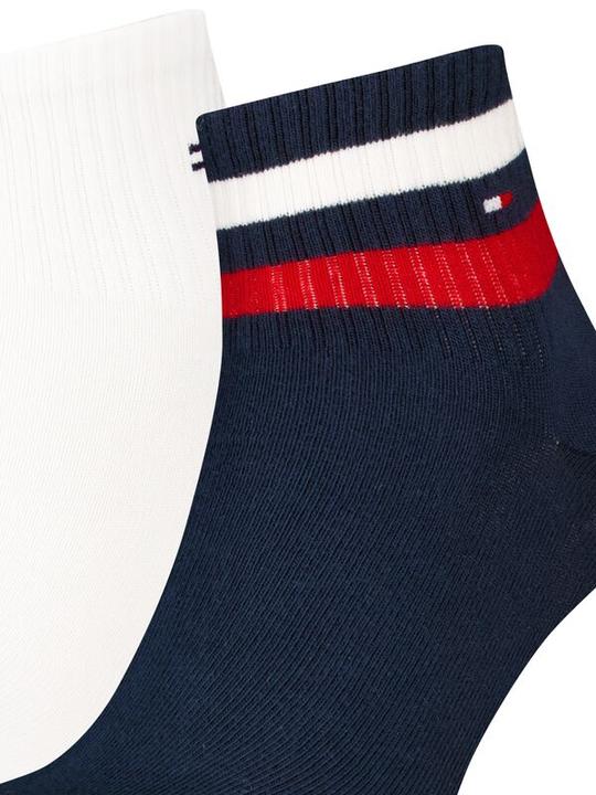 Produktbild Tommy Hilfiger Socken Söckchen 2P Weiss/Marine (2er Pack, 39 - 42)