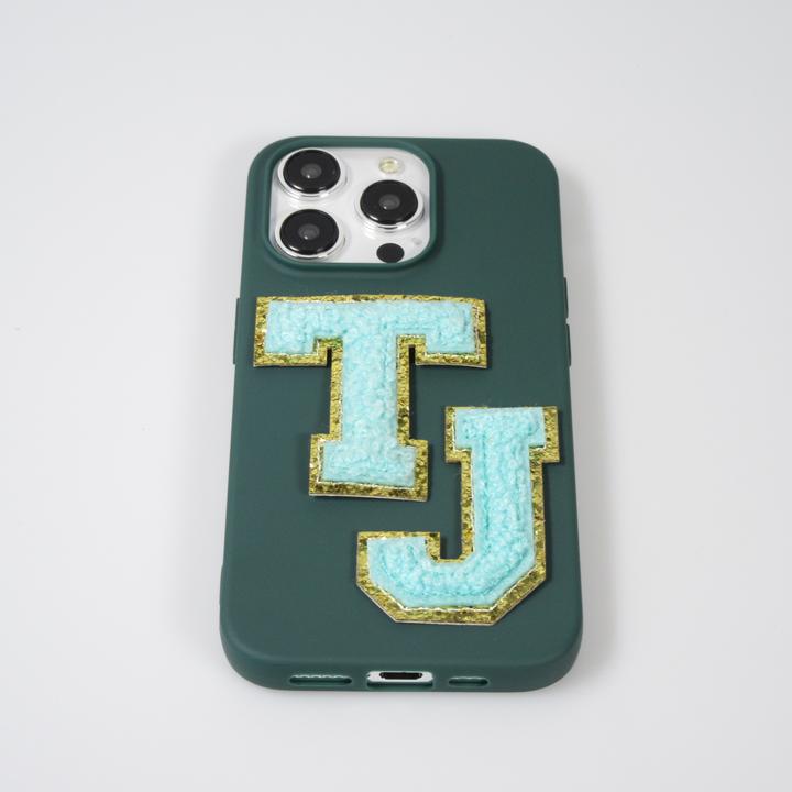 Immagine prodotto PhoneLook Adesivo Adesivo per smartphone Lettera turchese ricamata in 3D Q