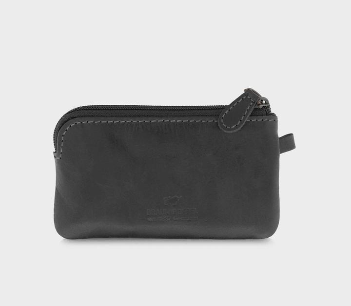 Actual product image Braun Büffel Arezzo leather key case 11 cm