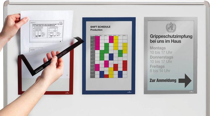 Actual product image Durable 2 magnetic frames DURAFRAME® MAGNETIC A4 yellow