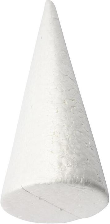 Actual product image Creativ Company Styrofoam cone white, 35cm