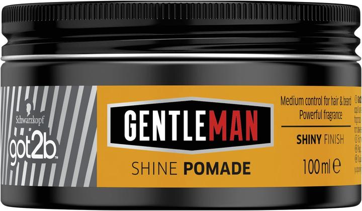 Actual product image Got2b Hair Pomade Shine Gentleman 100 ml (Hair wax, 100 ml)