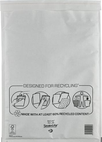 Produktbild Sealed Air Luftpolster-Versandtaschen J/6 ohne Fenster Weiss (50 x)