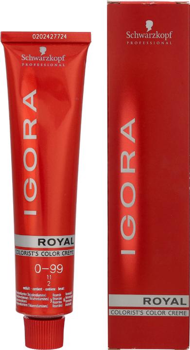 Actual product image Schwarzkopf Igora Royal Permanent Colour Cream (0-99 Violet)