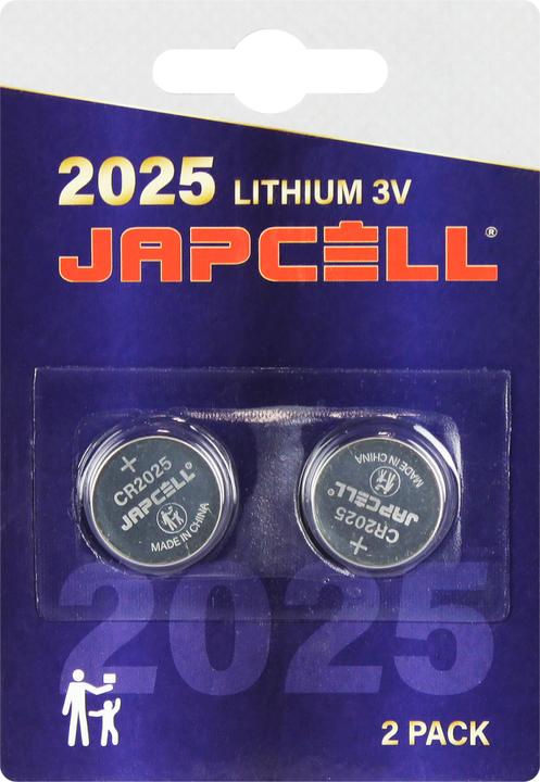 Actual product image Japcell Lithium CR2025 (2 pcs., CR2025)