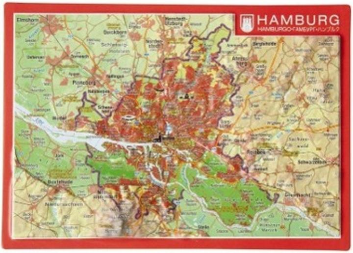 Produktbild Reliefpostkarte Hamburg