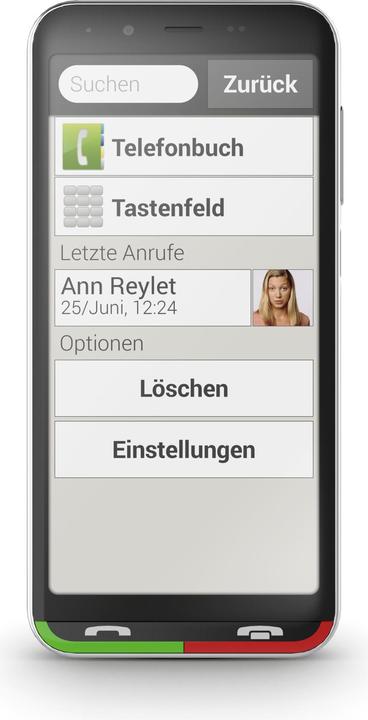 Produktbild Emporia Super Easy (32 GB, Schwarz, 4.95", Single SIM, 13 Mpx, 4G)