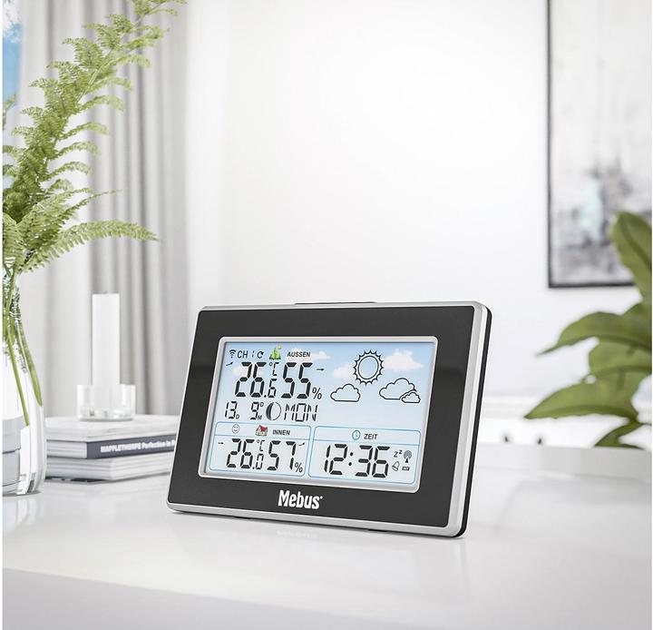 Image du produit Mebus MEB Station météo sans fil 15x9,6x2,2
