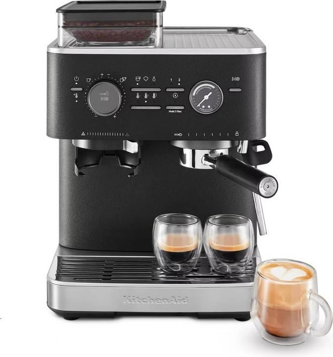 Produktbild KitchenAid 5KES6551EBK Siebträgermaschine mit Mahlwerk