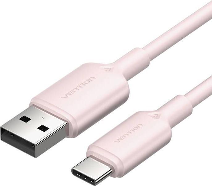 Immagine prodotto Vention USB 2.0 A to USB-C 3A cable CTQPH 2M (pink) (2 m, USB 2.0, 60 W)