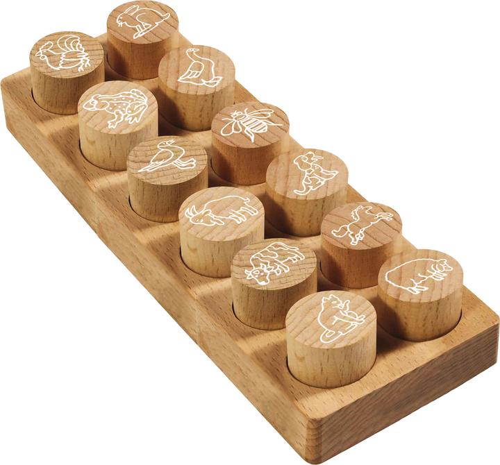Actual product image Colop WOODIES Stempel-Set "farm Animation" retail