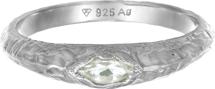 Immagine prodotto Haze & Glory Anello Ametista Verde Chiaro Grezzo Struttura Argento 925 (52, 925 Argento)