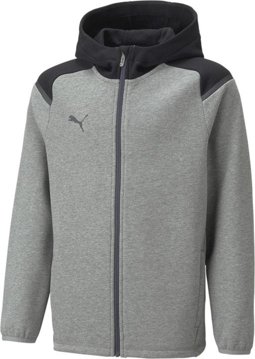 Produktbild Puma teamCUP Casuals Hooded Jkt Jr (164)