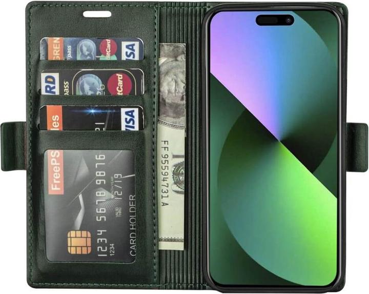 Actual product image N.Bekus iPhone 15 Pro - Flip Case Cover green (Apple iPhone 15 Pro)