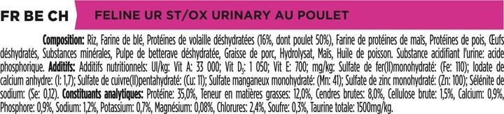 Image du produit Purina ONE PPVD UR St/Ox Urinary Chkn Cat1.5kg (Adulte, 1 pcs, 1500 g)