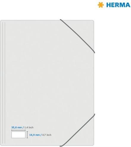 Actual product image HERMA Grass paper labels A4